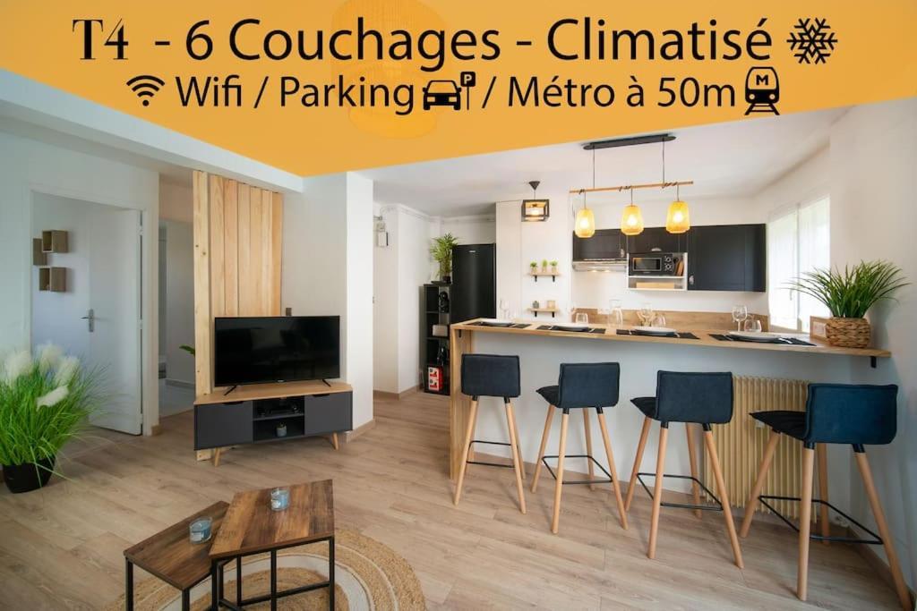 Fully Equipped Apartment With Parking 6 Beds Marseille Eksteriør billede
